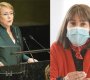 Michelle Bachelet y Alicia Arango.